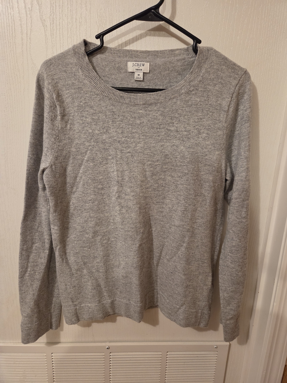 J. Crew Women’s Classic Crewneck Sweater - Light Gray